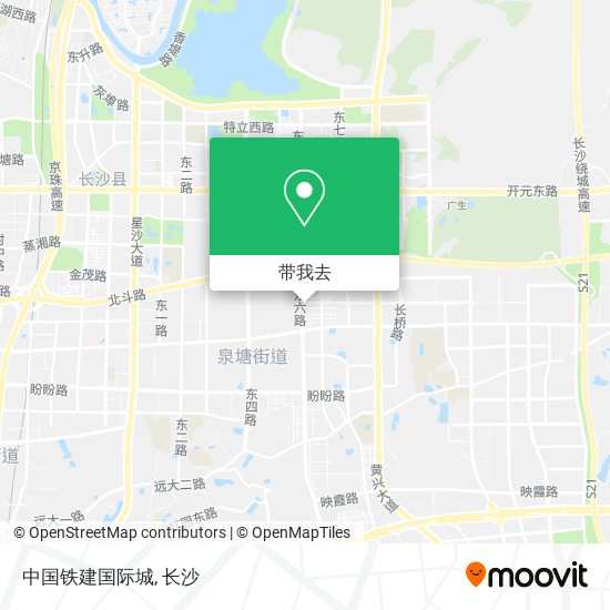 中国铁建国际城地图
