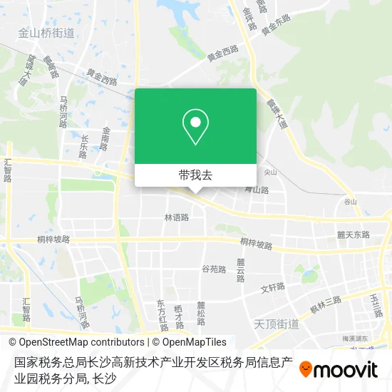 国家税务总局长沙高新技术产业开发区税务局信息产业园税务分局地图