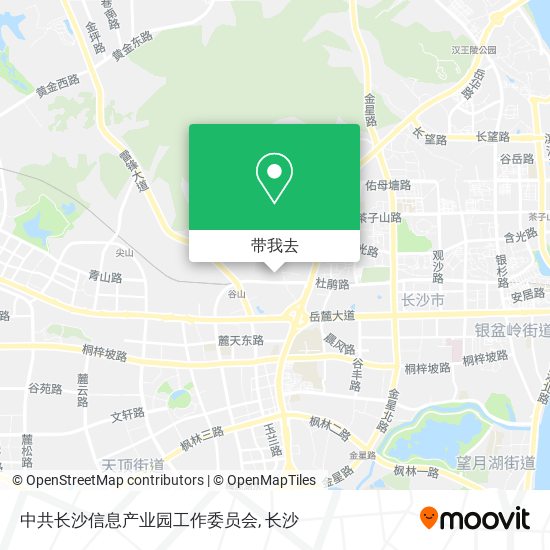 中共长沙信息产业园工作委员会地图