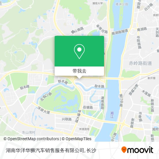 湖南华洋华狮汽车销售服务有限公司地图