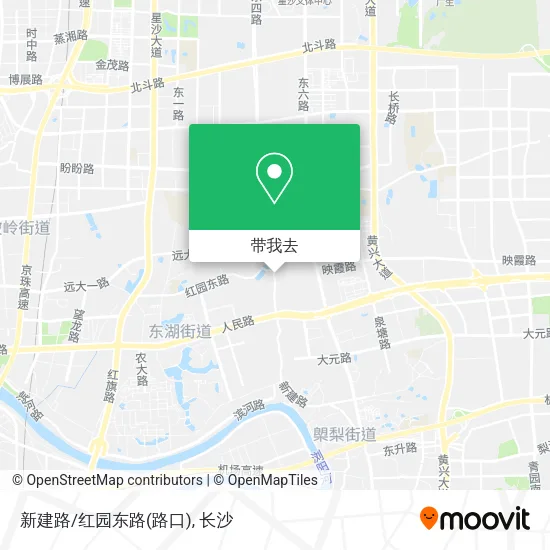 新建路/红园东路(路口)地图
