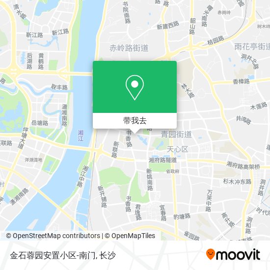 金石蓉园安置小区-南门地图
