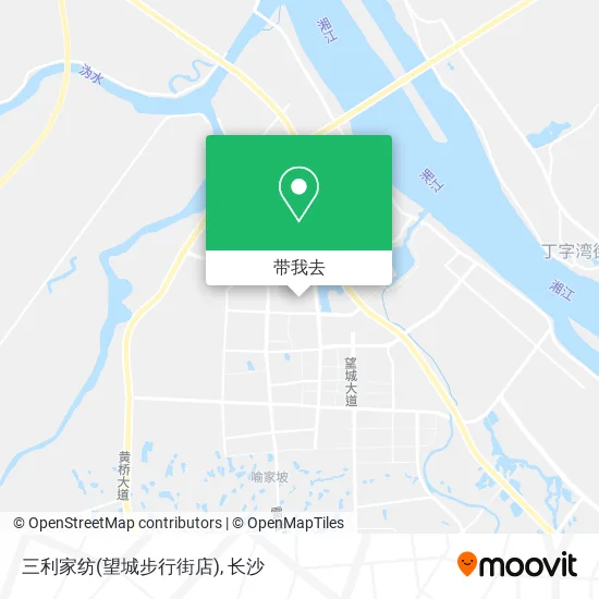 三利家纺(望城步行街店)地图