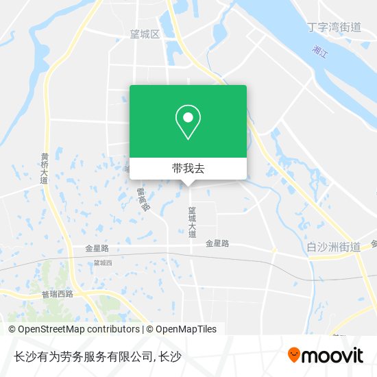 长沙有为劳务服务有限公司地图