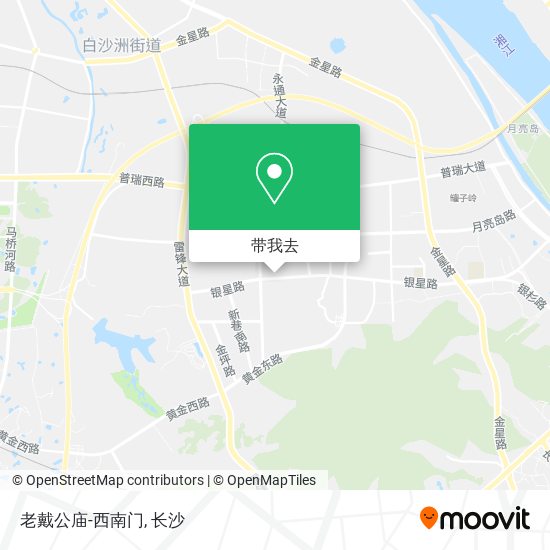 老戴公庙-西南门地图