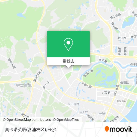 奥卡诺英语(含浦校区)地图