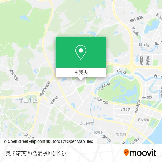 奥卡诺英语(含浦校区)地图