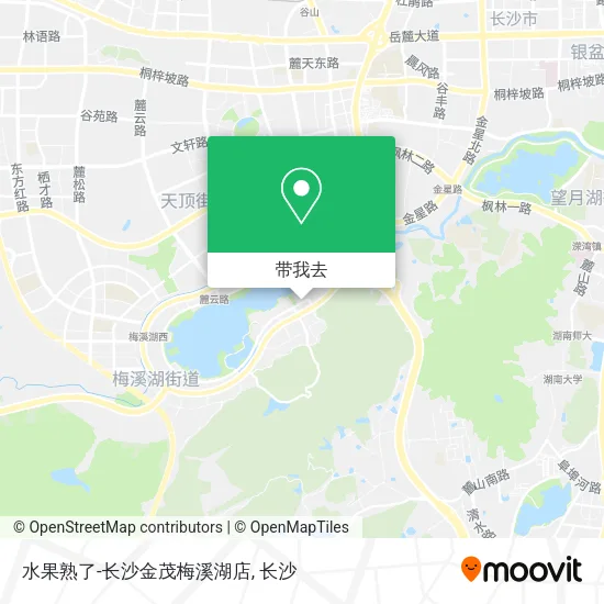 水果熟了-长沙金茂梅溪湖店地图