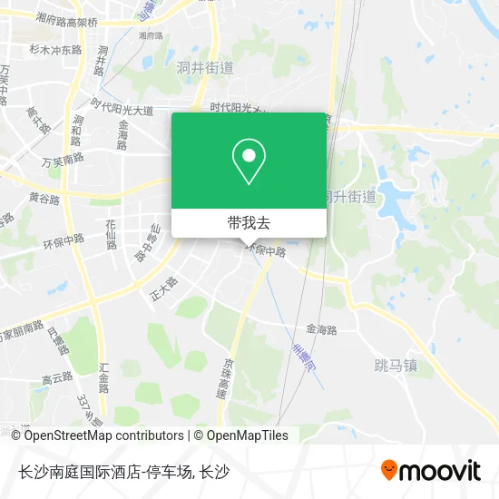 长沙南庭国际酒店-停车场地图