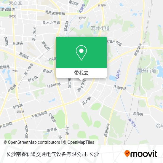 长沙南睿轨道交通电气设备有限公司地图