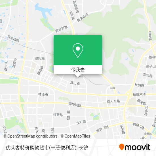 优莱客特价购物超市(一慧便利店)地图