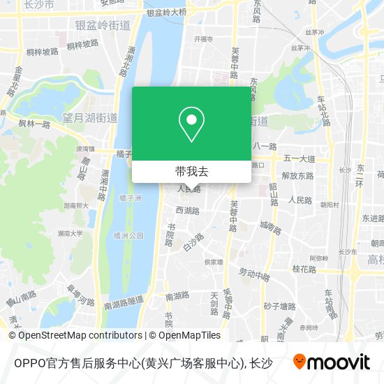 OPPO官方售后服务中心(黄兴广场客服中心)地图