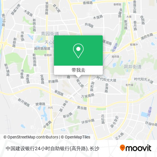 中国建设银行24小时自助银行(高升路)地图