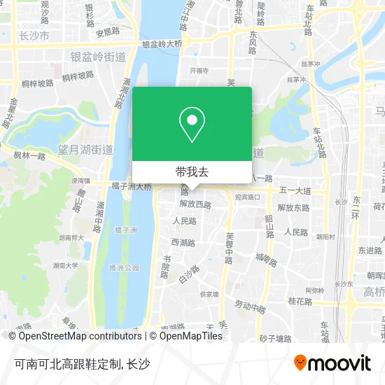可南可北高跟鞋定制地图
