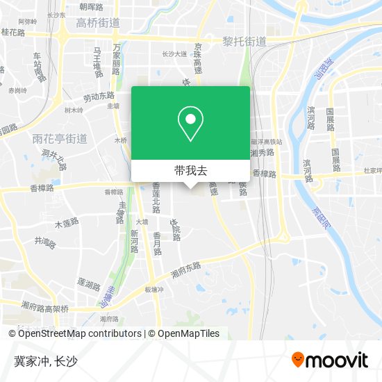 冀家冲地图