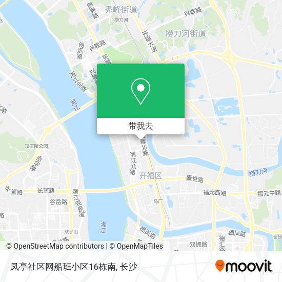 凤亭社区网船班小区16栋南地图