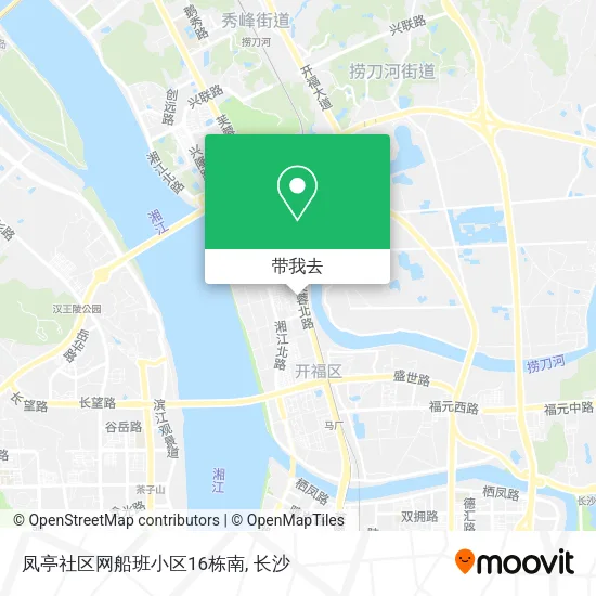 凤亭社区网船班小区16栋南地图