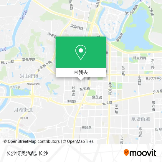 长沙博奥汽配地图