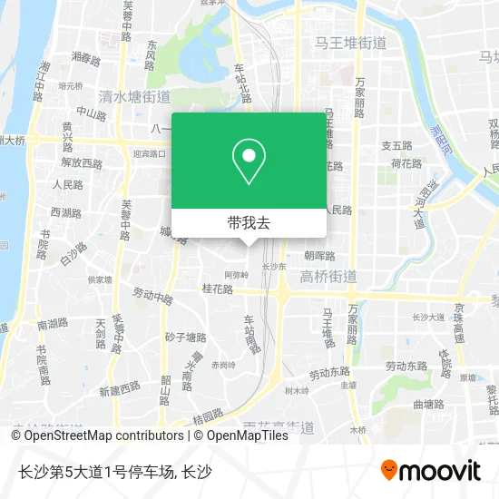 长沙第5大道1号停车场地图