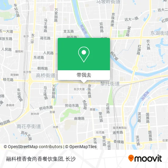 融科檀香食尚香餐饮集团地图