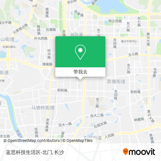 蓝思科技生活区-北门地图