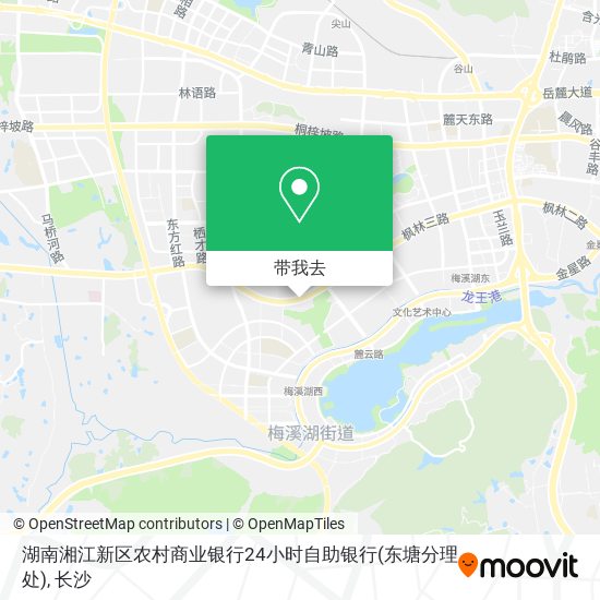 湖南湘江新区农村商业银行24小时自助银行(东塘分理处)地图