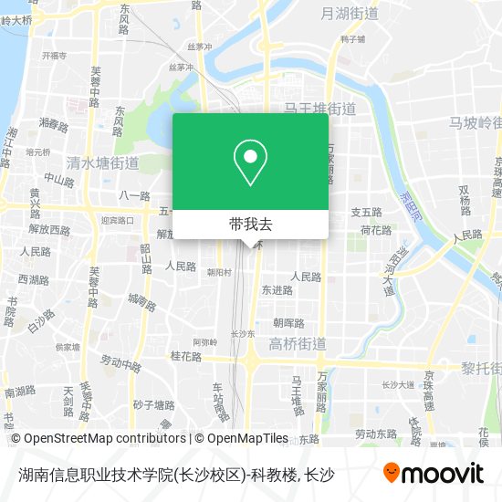 湖南信息职业技术学院(长沙校区)-科教楼地图