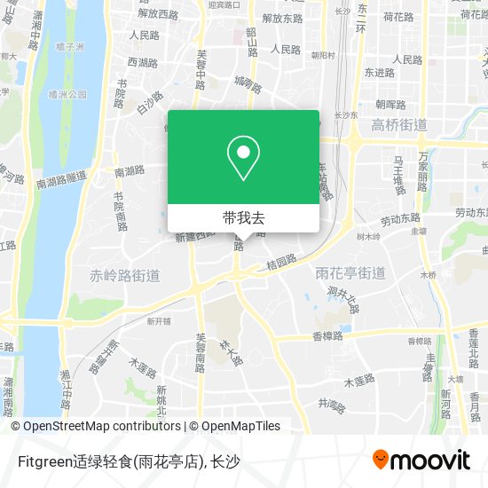 Fitgreen适绿轻食(雨花亭店)地图