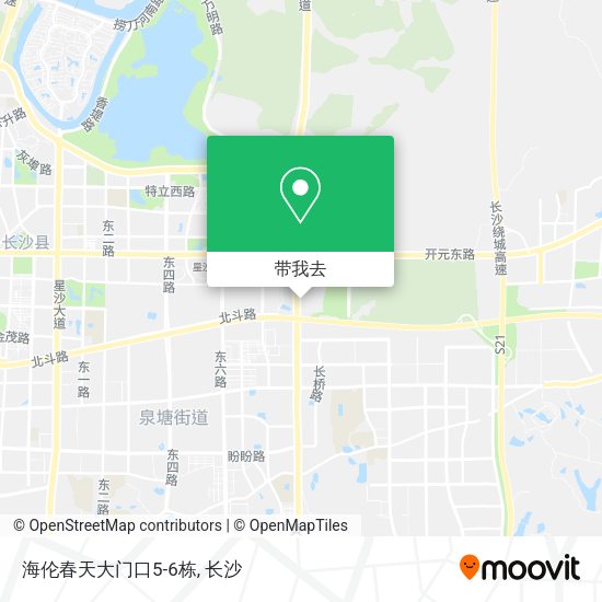 海伦春天大门口5-6栋地图