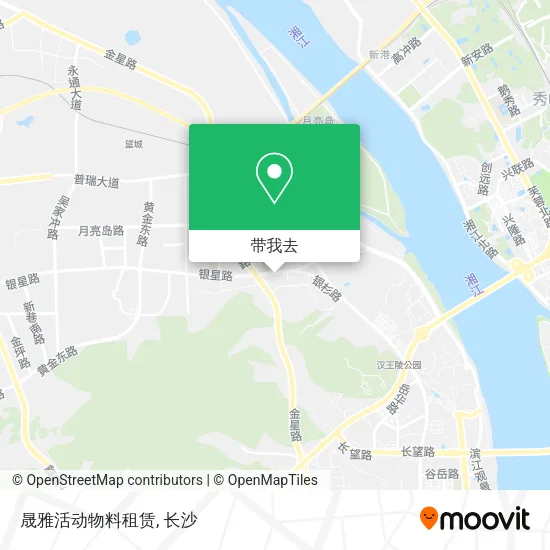 晟雅活动物料租赁地图