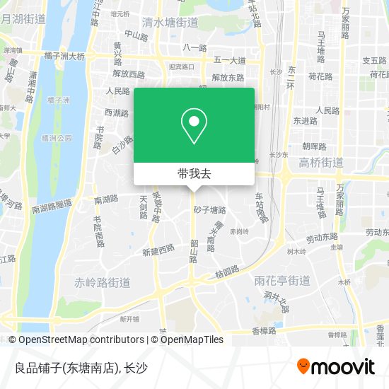 良品铺子(东塘南店)地图