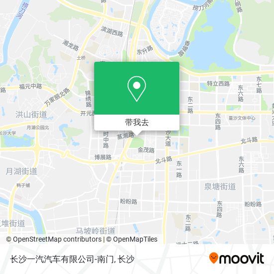 长沙一汽汽车有限公司-南门地图