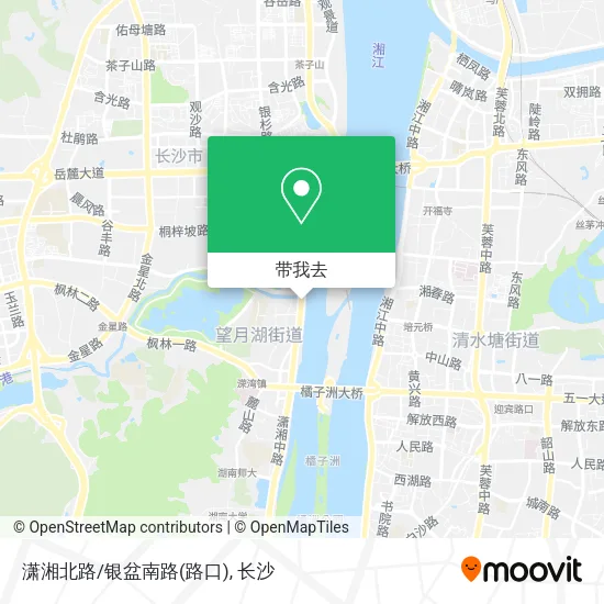潇湘北路/银盆南路(路口)地图