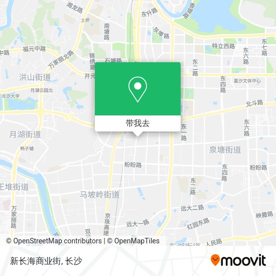 新长海商业街地图