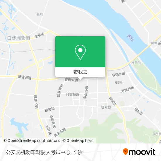 公安局机动车驾驶人考试中心地图