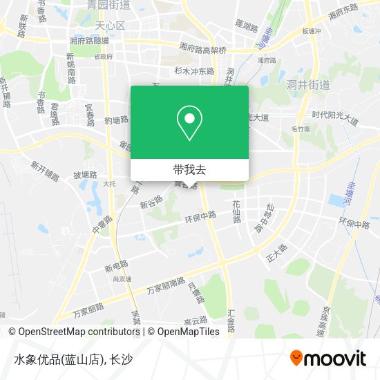 水象优品(蓝山店)地图
