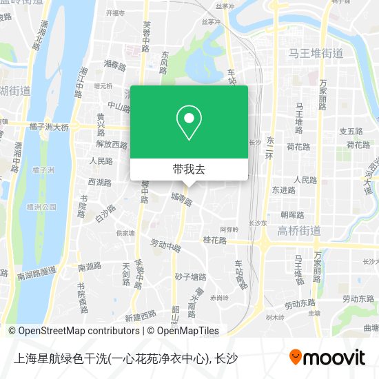 上海星航绿色干洗(一心花苑净衣中心)地图