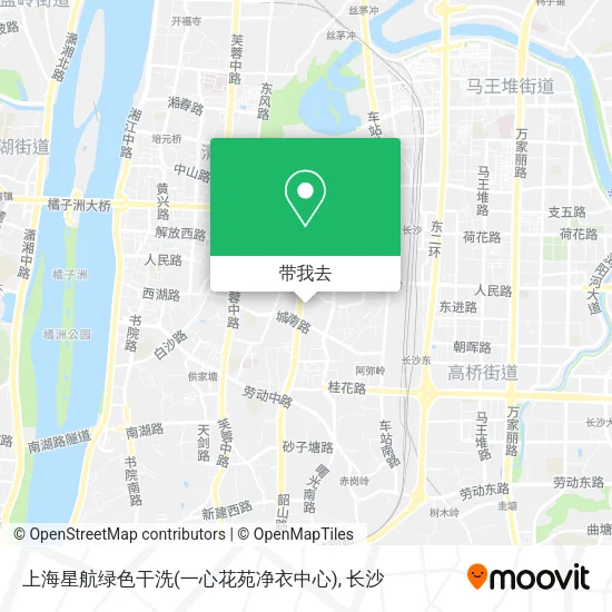 上海星航绿色干洗(一心花苑净衣中心)地图
