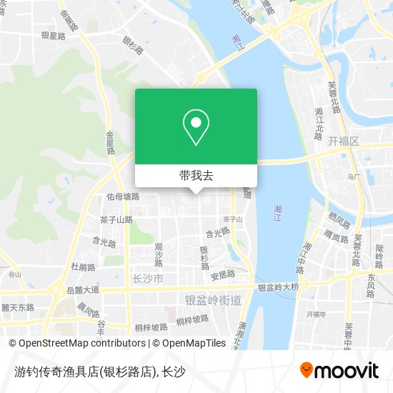 游钓传奇渔具店(银杉路店)地图