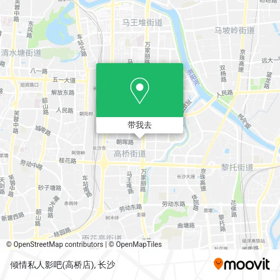 倾情私人影吧(高桥店)地图