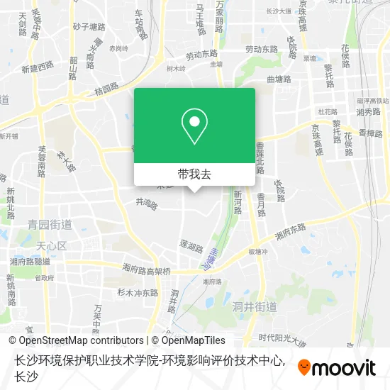 长沙环境保护职业技术学院-环境影响评价技术中心地图