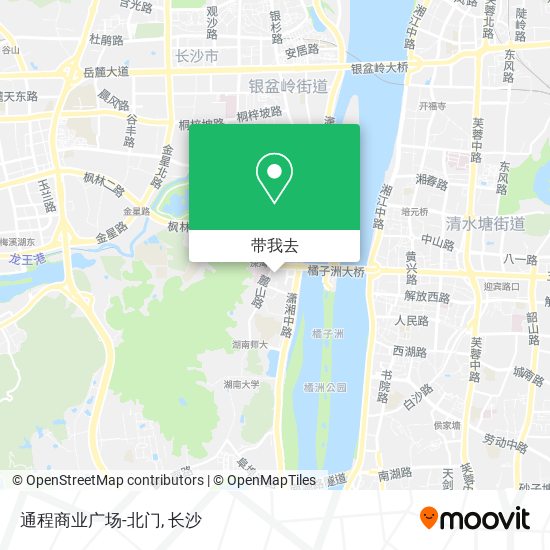 通程商业广场-北门地图