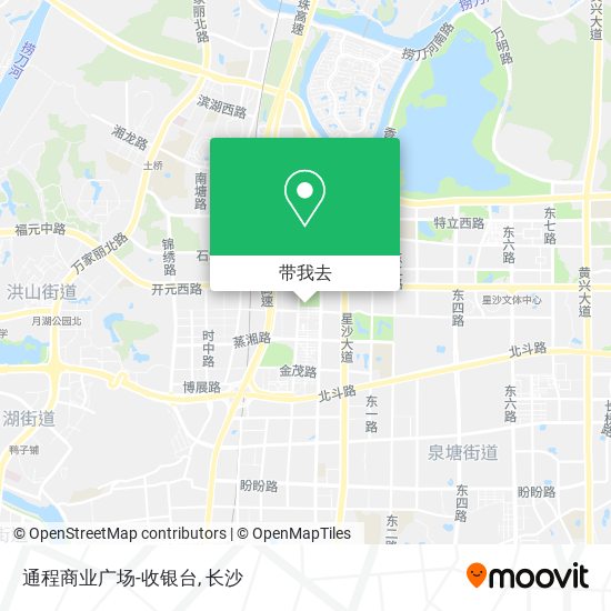 通程商业广场-收银台地图