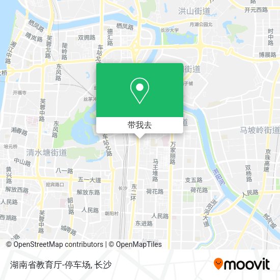 湖南省教育厅-停车场地图