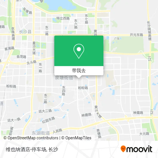 维也纳酒店-停车场地图