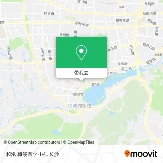 和泓·梅溪四季-1栋地图