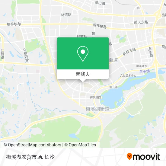 梅溪湖农贸市场地图