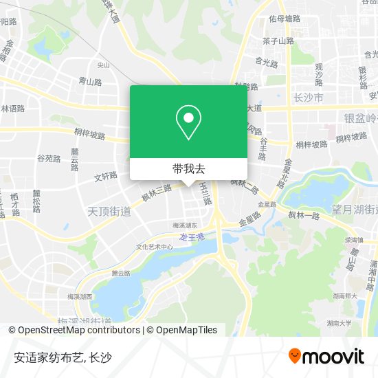 安适家纺布艺地图