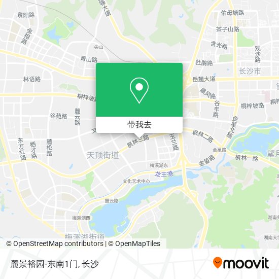 麓景裕园-东南1门地图