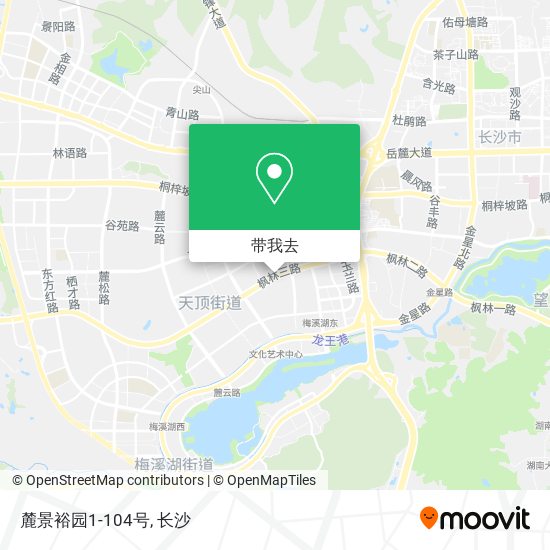 麓景裕园1-104号地图